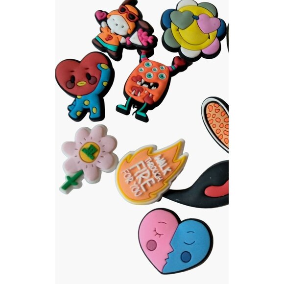 Valentines Shoe Charms Hearts Love Wedding Romance lot 12 - Picture 2 of 9